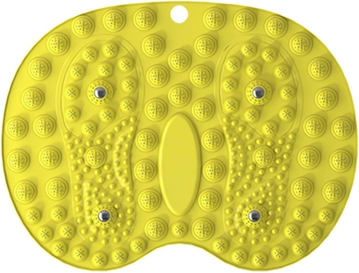 Risingvent Акупрессура для ног Акупрессура для ног Эргономичный акупрессурный массаж Акупунктура для ног Акупунктура для ног Давление на ноги Акупрессура для ног жёлтый